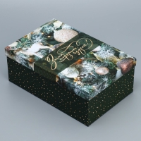 Набор подарочных коробок 10 в 1 &laquo;Елочные игрушки&raquo;, 12 х 7 х 4 - 32.5 х 20 х 12.5 см, Новый год