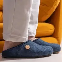 Домашние валенки Step, темно-синие (индиго), размер 40