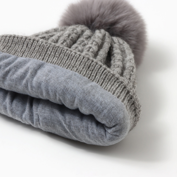 Шапка Крошка Я, р. 48-50см, 1-3 года, серый Шапка Крошка Я, р. 48-50см, 1-3 года, серый