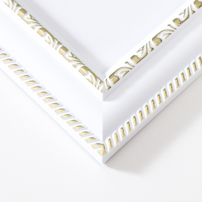 Фоторамка пластик "МИРАМ" 40х40 см белый (пластиковый экран)