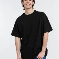 Футболка оверсайз унисекс Big Haul, черная, размер M