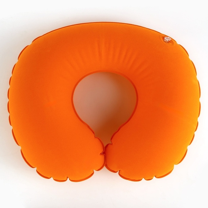 Подушка надувная &laquo;Капибара&raquo;, цвет оранжевый