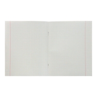 Комплект тетрадей из 10 штук, 18 листов в клетку КПК "Зелёная обложка", блок №2, белизна 75% (серые листы)