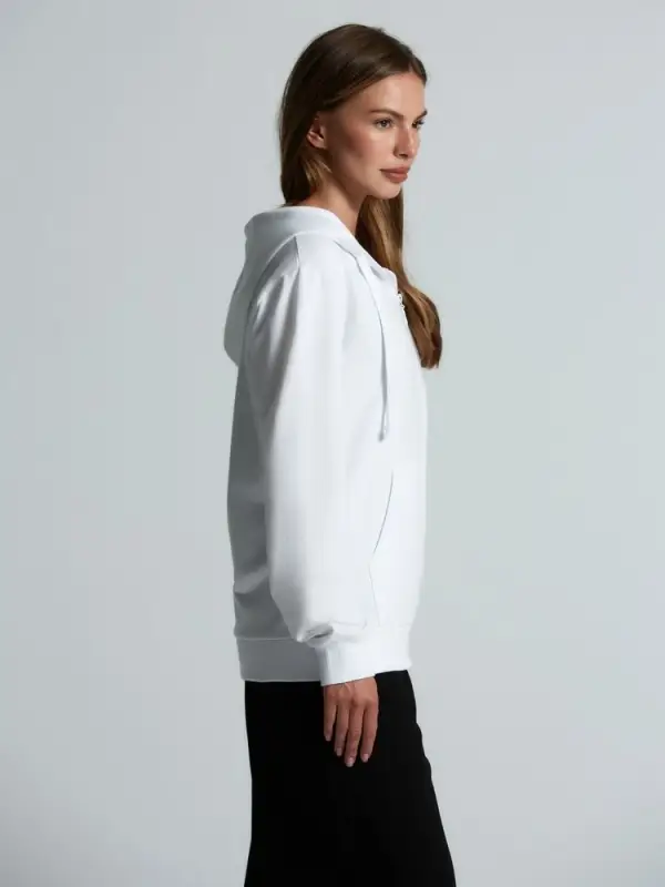 Толстовка на молнии с капюшоном Siverga 2.0, белая, размер XS