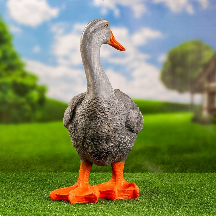 Садовая фигура Садовая фигура "Серый гусь" 45см