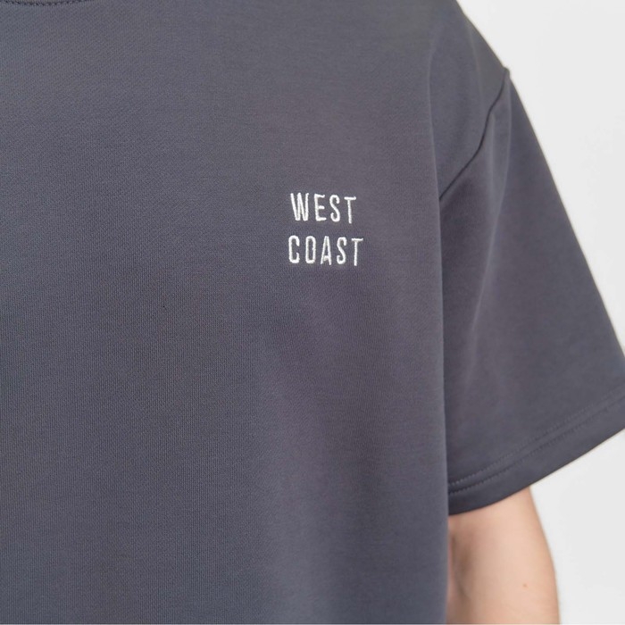 Футболка мужская MIST Men's casual размер 52, графитовый