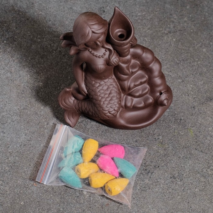 Подставка для благовоний Подставка для благовоний "Русалка" 18х10х13см