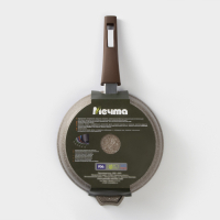 Сковорода &laquo;Гранит Brown&raquo;, d=22 см, антипригарное покрытие, съёмная ручка, цвет МИКС