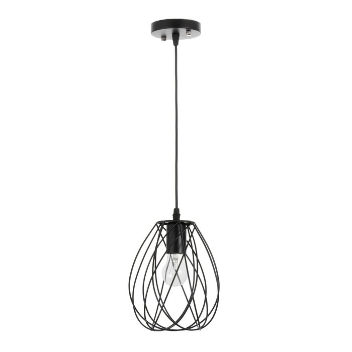 Светильник BayerLux Светильник BayerLux "Бигли" Е27 40Вт черный 18х18х20-120см