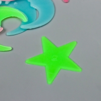 Наклейка фосфорная пластик "Месяцы и звёзды" набор 12 шт 17х12 см Наклейка фосфорная пластик "Месяцы и звёзды" набор 12 шт 17х12 см