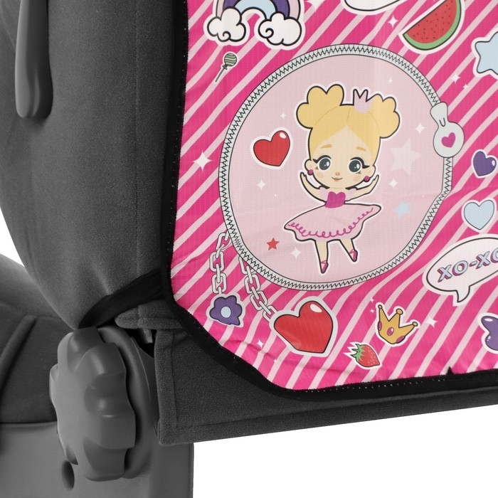 Накидка на сиденье автомобильное Cartage Маленькая принцесса, ПВХ, 60х45 см Накидка на сиденье автомобильное Cartage Маленькая принцесса, ПВХ, 60х45 см