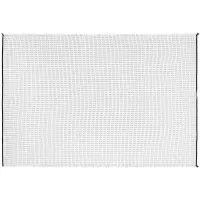 Плед Fringy, белый с черным Плед Fringy, белый с черным