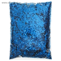 Наполнитель для шара «Конфетти шестиугольник», синий, 500 г Наполнитель для шара «Конфетти шестиугольник», синий, 500 г