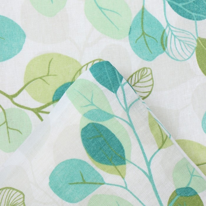 Пододеяльник 1,5 сп Экономь и Я "Эвкалипт", 147х210&plusmn;3, 100% хлопок, бязь, 120 гр/м