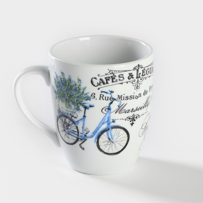 Кружка фарфоровая челси &laquo;Прованс&raquo;, 300 мл, рисунок микс