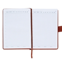 Ежедневник недатированный А5, 140 листов в клетку, с калькулятором, обложка пвх, МИКС Ежедневник недатированный А5, 140 листов в клетку, с калькулятором, обложка пвх, МИКС