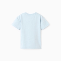 Футболка для мальчика, цвет голубой, рост 104 см