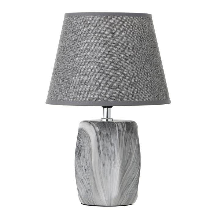 Лампа настольная 16616/1GY E14 40Вт серый 22,5х22,5х34 см RISALUX