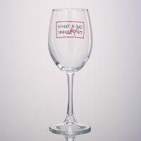 Бокал для вина &laquo;Где я, там праздник&raquo;, 360 мл