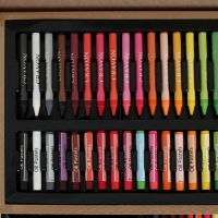 Набор для рисования в деревянном чемоданчике, складной Набор для рисования в деревянном чемоданчике, складной