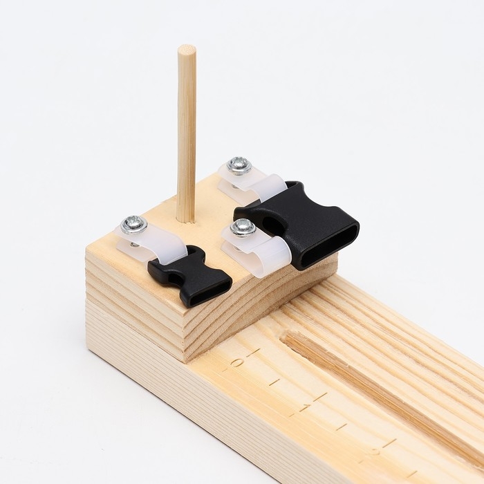 Набор для плетения из паракорда, 6 предметов, с деревянным станком, иглами, фастексами