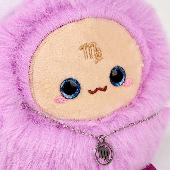 Мягкая игрушка &mdash; Зодиак &laquo;Создай своё украшение. Дева&raquo;, с кулоном