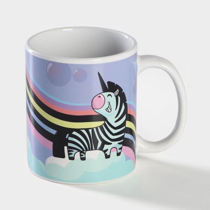 Кружка-хамелеон керамическая Доляна «Единорог», 350 мл ㅤ Кружка-хамелеон керамическая Доляна «Единорог», 350 мл ㅤ