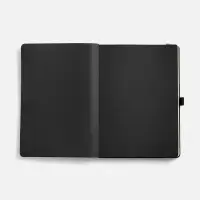 Ежедневник Peel Flex, недатированный, черный