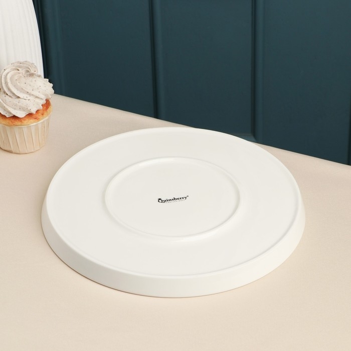 Тарелка фарфоровая Sola, d=25,5 см, белая Тарелка фарфоровая Sola, d=25,5 см, белая