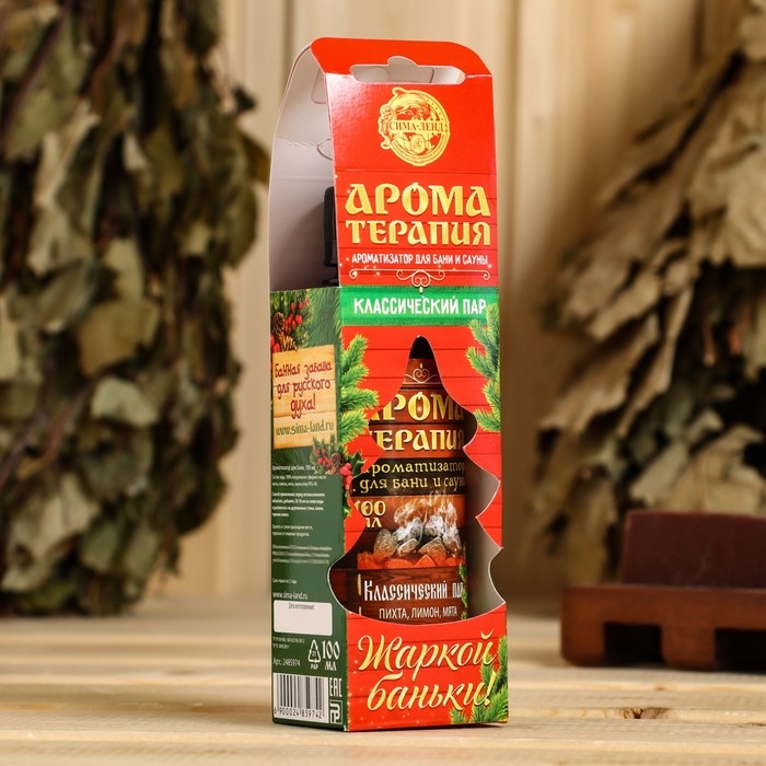 Ароматизатор в подарочной упаковке "Жаркой баньки"