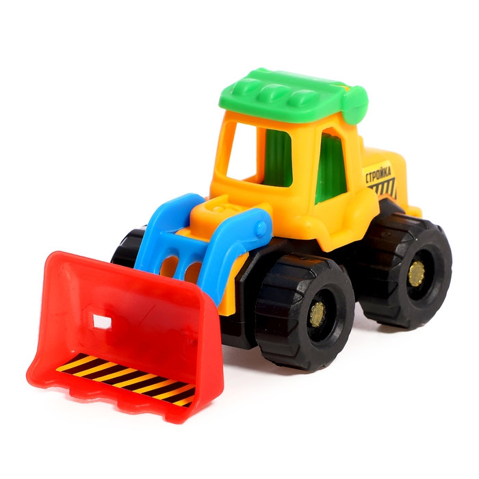 Набор тракторов &laquo;Весёлая стройка&raquo;, инерционные, в наборе 6 шт., цвет МИКС