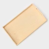 Поднос деревянный &laquo;Под роспись&raquo;, 50&times;30&times;7 см