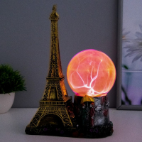 Плазменный шар "Эйфелева башня" 10х18х27 см RISALUX Плазменный шар "Эйфелева башня" 10х18х27 см RISALUX
