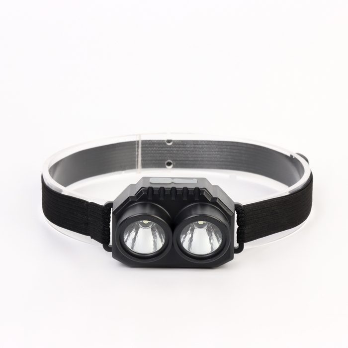 Фонарь налобный аккумуляторный 3 Вт, 500 мАч, 200 лм, IPX4, 5 режимов Фонарь налобный аккумуляторный 3 Вт, 500 мАч, 200 лм, IPX4, 5 режимов