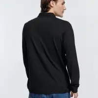 Рубашка поло с длинным рукавом Prime LSL, черная, размер M