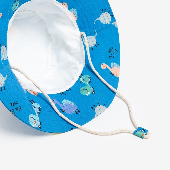 Панама детская MINAKU "Дино", цв, синий, р-р 54