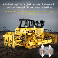 Конструктор радиоуправляемый «Строительный бульдозер», 2826 деталей, масштаб 1:17 Конструктор радиоуправляемый «Строительный бульдозер», 2826 деталей, масштаб 1:17