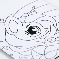 Магнит-раскраска «Единорожка», 10 × 10 см Магнит-раскраска «Единорожка», 10 × 10 см