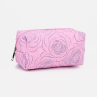 Набор косметичек 2 в 1 на молнии, цвет розовый Набор косметичек 2 в 1 на молнии, цвет розовый