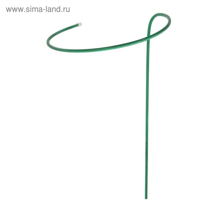 Кустодержатель для цветов, d = 40 см, h = 80 см, ножка d = 1 см, металл, зелёный