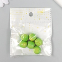 Декор для творчества пластик "Лайм" набор 6 шт зелёный 1,5х1,5х1,6 см Декор для творчества пластик "Лайм" набор 6 шт зелёный 1,5х1,5х1,6 см