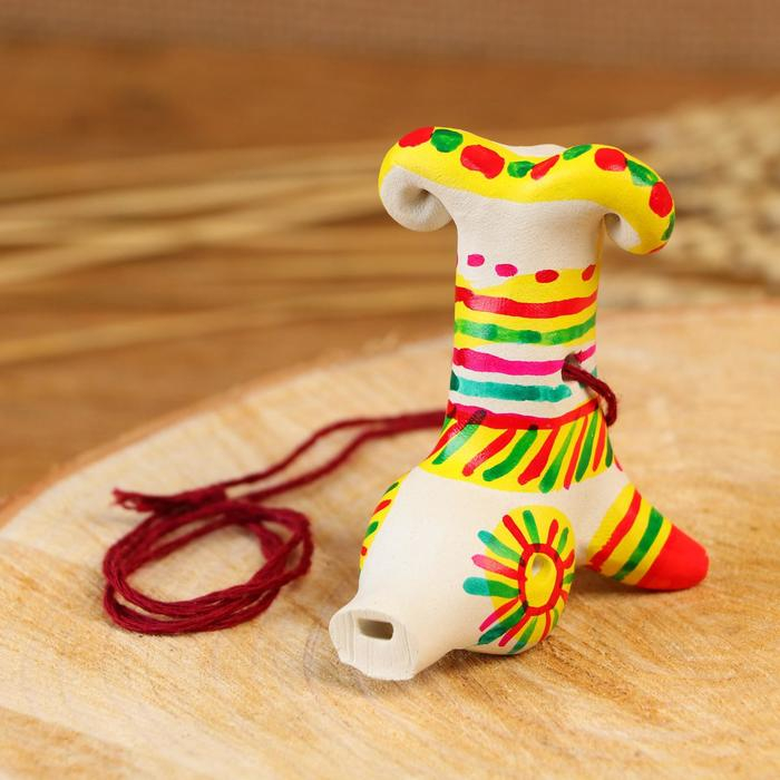 Филимоновская игрушка - свисток &laquo;Баран&raquo;