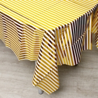 Скатерть &laquo;Полоска&raquo;, 137 &times; 183 см, цвет золото