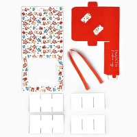 Коробка под 9 конфет с ячейками «Новогодние подарки» 14.8 х 13.5 х 3.5 см, Новый год Коробка под 9 конфет с ячейками «Новогодние подарки» 14.8 х 13.5 х 3.5 см, Новый год