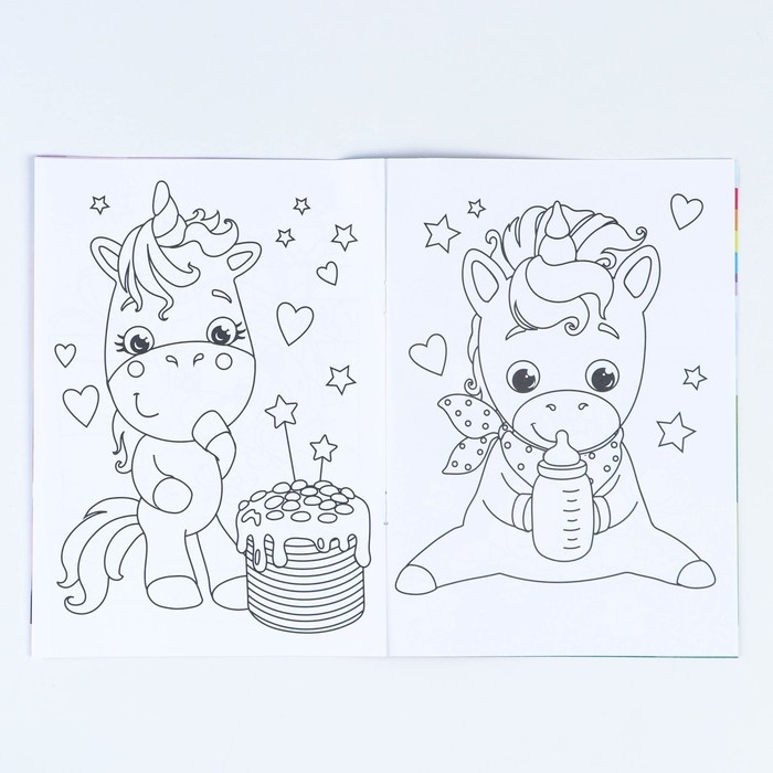 Подарочный набор косметики детский &laquo;Верь в чудеса&raquo;, шампунь для волос и пена для ванны, 2 х 250 мл, раскраска, ЧИСТОЕ СЧАСТЬЕ