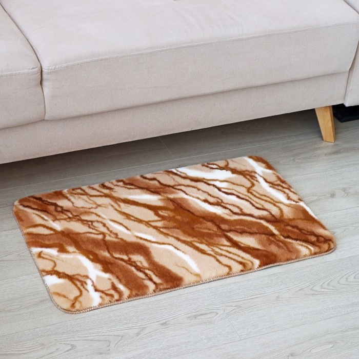 Коврик для дома SAVANNA &laquo;Мечта&raquo;, 50&times;80 см, цвет бежевый