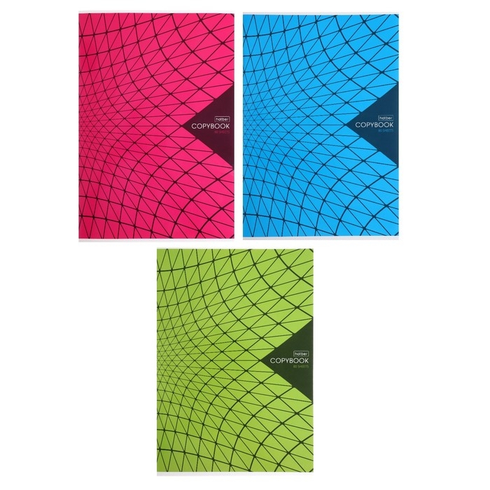 Тетрадь А4, 80 листов, в клетку New Line, МИКС Тетрадь А4, 80 листов, в клетку New Line, МИКС