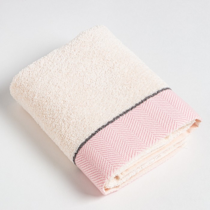 Полотенце махровое Love Life &laquo;Бриз&raquo; 50х80 см, розовый, 100% хл, 500 гр/м2