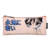 Пенал мягкий, 1 отделение, 90 х 215 х 10 мм, плоский, deVENTE, Forever Young, искусственная кожа 7024412