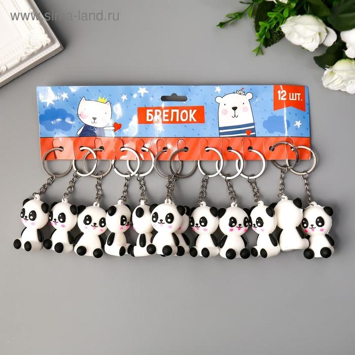 Брелок резина Брелок резина "Панда" 4,7х3,5х2,5 см
